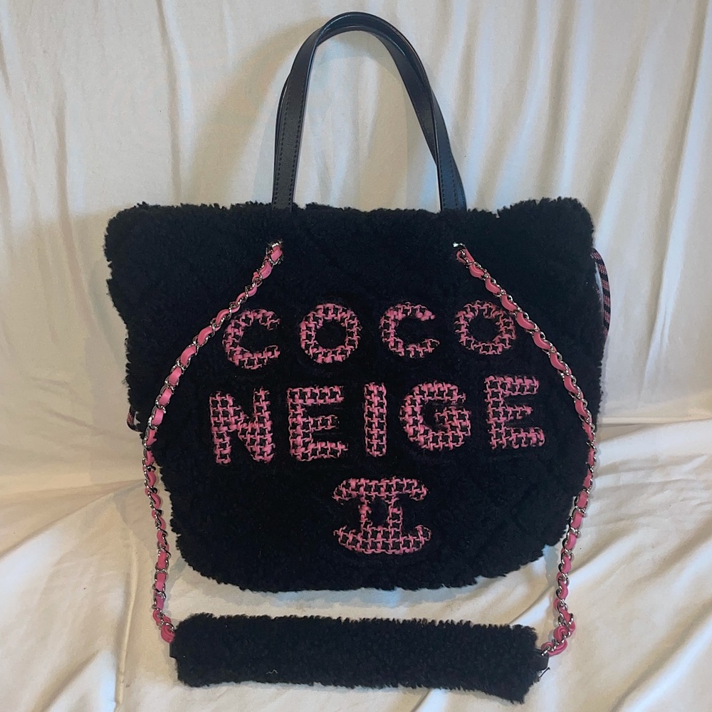 BRAND NEW CHANEL Coco Neige Shearling Bag